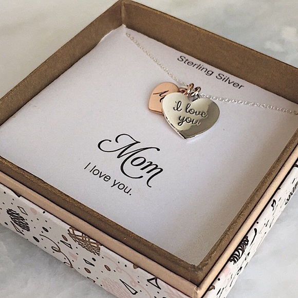 NWT Sterling Silver “ Mom I love you” pendant necklace - Picture 6 of 6